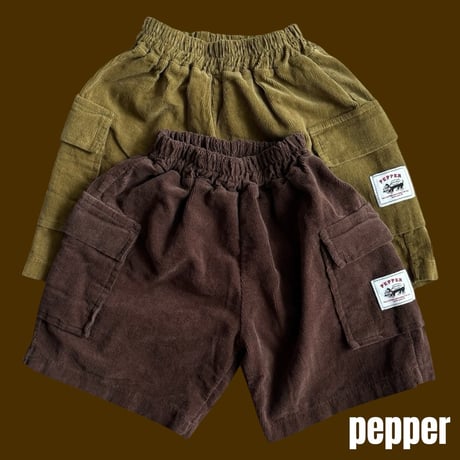 pepper/41. coco corduroy bermuda  XS-XL