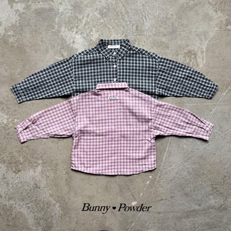bunnypowder/81. milk check shirt ADULT
