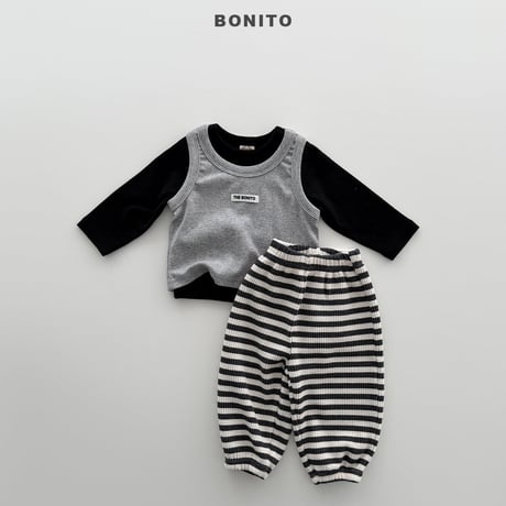 bonito/123. waffle jogger pants 6M-18M
