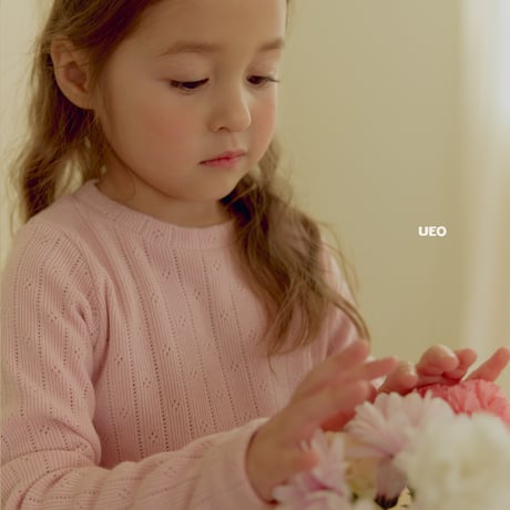 ueo/53. joy lace fril T-shirt S-XL