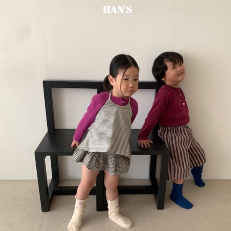 hans/63. cherry embroidery pumpkin skirt XS-XL