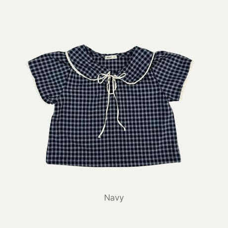 bellot/29. loe check blouse S-XL