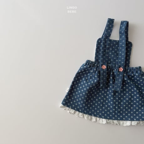 lindo/7. spring spring denim one-piece 1(3M-6M)-3(12M-18M)
