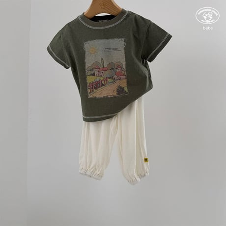 gou/158. B- print T-shirt 2(6-12M)-3(12-18M)