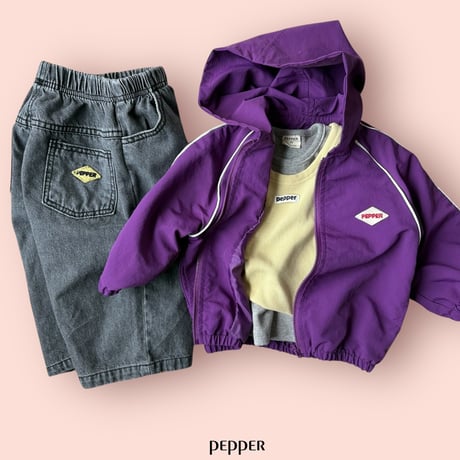 pepper/6. plum windbreaker XS-XL