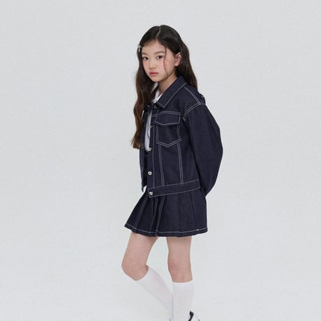 forkchips/73. rough pleated skirt JS-JXL