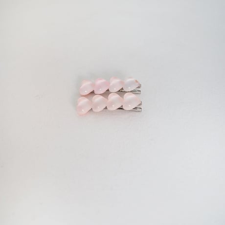 zanclover/50. glossy heart sissor pin FREE(2P_1SET)