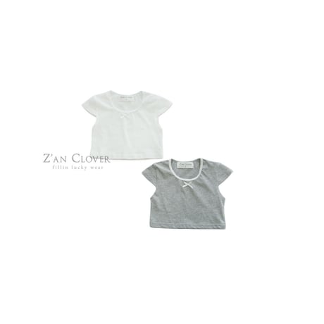 zanclover/65. plain ribbon T-shirt 3-11