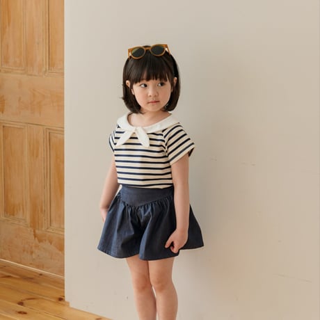 monatelier/16. sailer ribbon T-shirt S-2XL