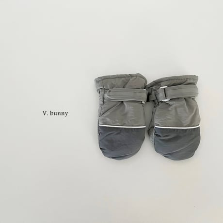 vbunny/54. line two color glove FREE