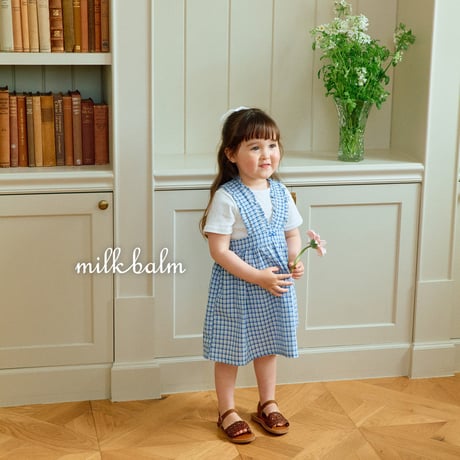 milkbalm/24. ribbon embroidery overalls skirt XS-XL