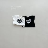 blackbean/23. heart bebe T-shirt S-M