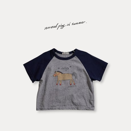 normalplay/26. pony raglan half t T-shirt 12M-XL
