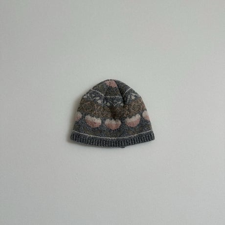 minirobe/48. Flower jacquard beanie FREE