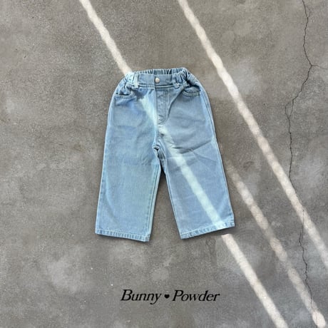 bunnypowder/86. heart denim pants 2XL-4XL