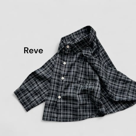 reve/14. overfit silket shirt S-JM