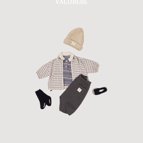 valubebe/80. milky ST collar T-shirt 6M-S