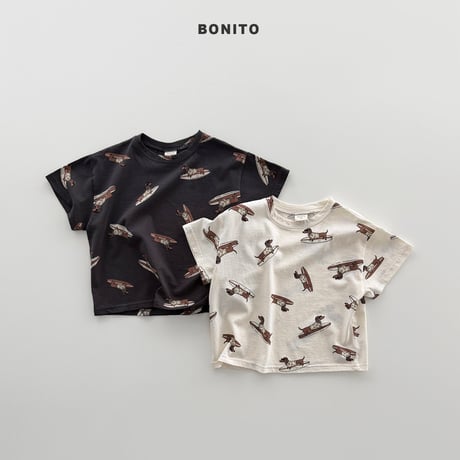 bonito/72. surfing dog tee? 12M-XL