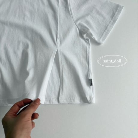 saintdoll/58. oblique section T-shirt ADULT