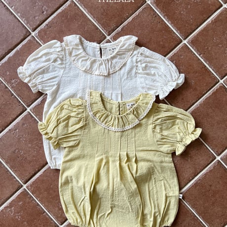 thelala/55. lemon collar suit XS-M