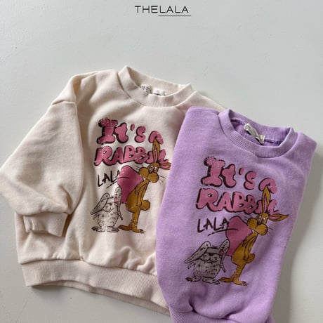 thelala/41. rabbit man-to-man XS-XL