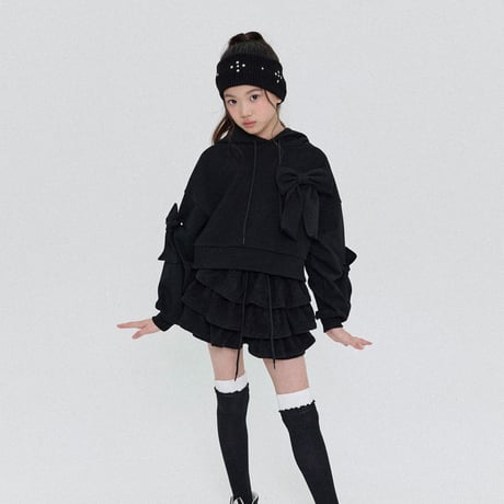 forkchips/23. loss ribbon hood T-shirt M-XL