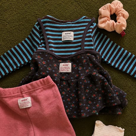 hans/25. waffle bustier M-JM