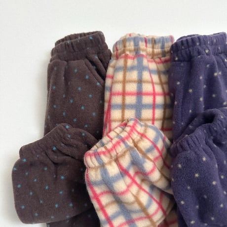 minirobe/5. Fleece jogger pants S-XL