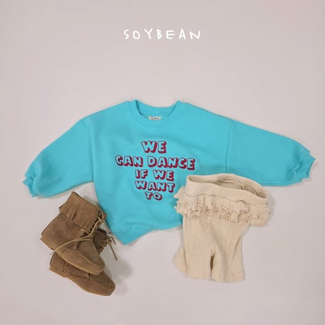 soybean/45. embroidery lettering man-to-man JS-JM