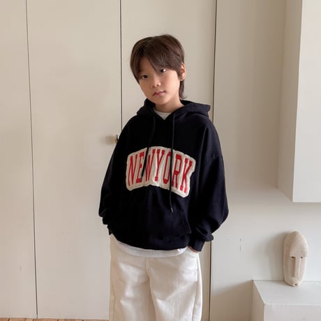 fromi/38. new york patch embroidery hood JS-JL