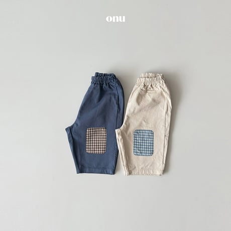 onu/40. check patch pants XS-XL