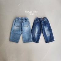 merrygoround/9. bonding wide denim XS-2XL
