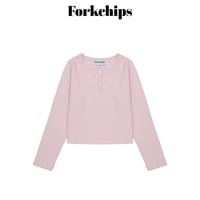 forkchips/30. peach snap T-shirt M-XL