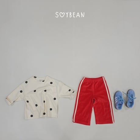 soybean/56. plan ) dot big box T-shirt JS-JM