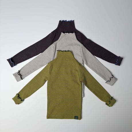 andbutter/15. Wavy Stripe Turtleneck  JS-JM