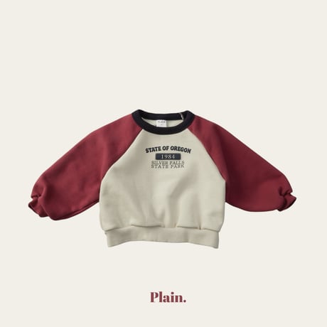 plain/23. 1984 raglan man-to-man XS-XL