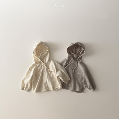 amigo/52. mine hood shirt XS-XL