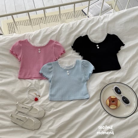 secondmoment/62. lilly puff T-shirt JS-JL