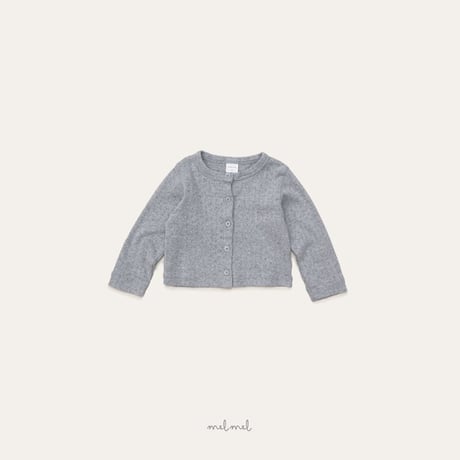 melmel/7. Eyelet cardigan XXS-XL