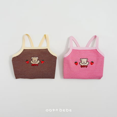 oottbebe/66. strawberry choco suit S(0-6M)-M(6-12M)