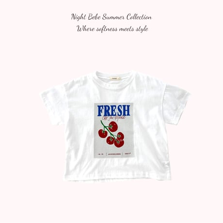 nightbebe/6. cherry T-shirt XS-XL