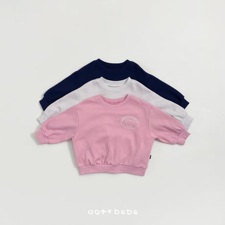 oottbebe/46. moment ( kids ) man-to-man XS(1-2Y)-XL(6-7Y)