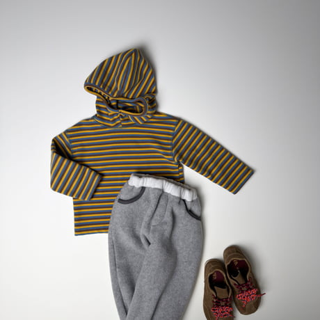 andbutter/39. Stitch Stripe Hoodie JS-JM