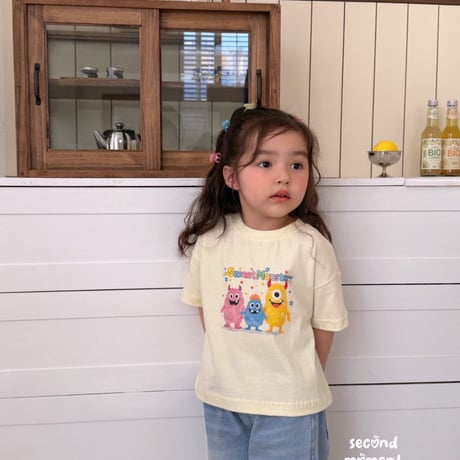 secondmoment/5. sweet monster T-shirt S-XL