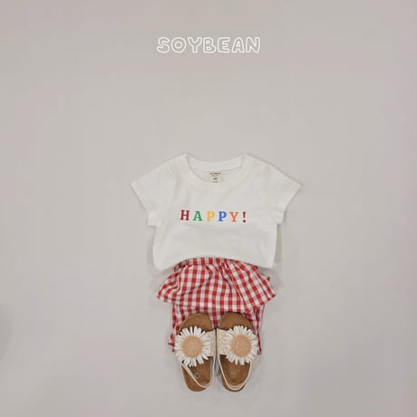 soybean/139. plan ) gobang check rayerd pants XS-XL