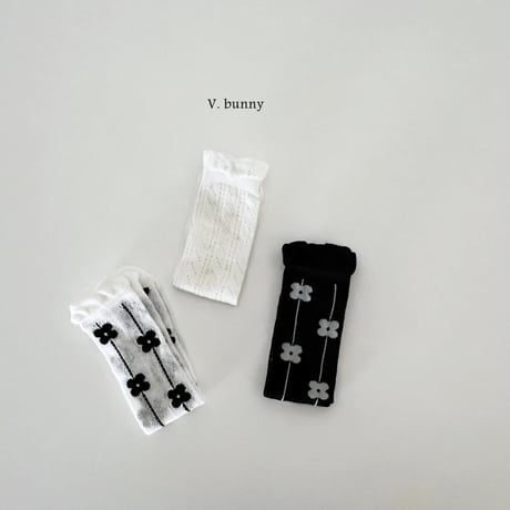 vbunny/25. flower socks set FREE(32CM)