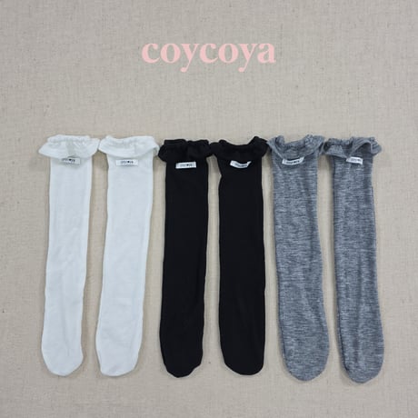 coycoya/13. fril socks S(S-L)-M(XL-2XL)