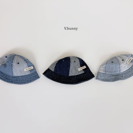 vbunny/2. mix denim hat FREE(48-52CM)