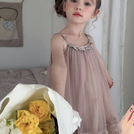 aiai/73. roze vlum dress 90-130