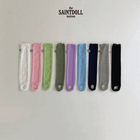 saintdoll/191. shine knee socks S(130-160)-L(200-220)